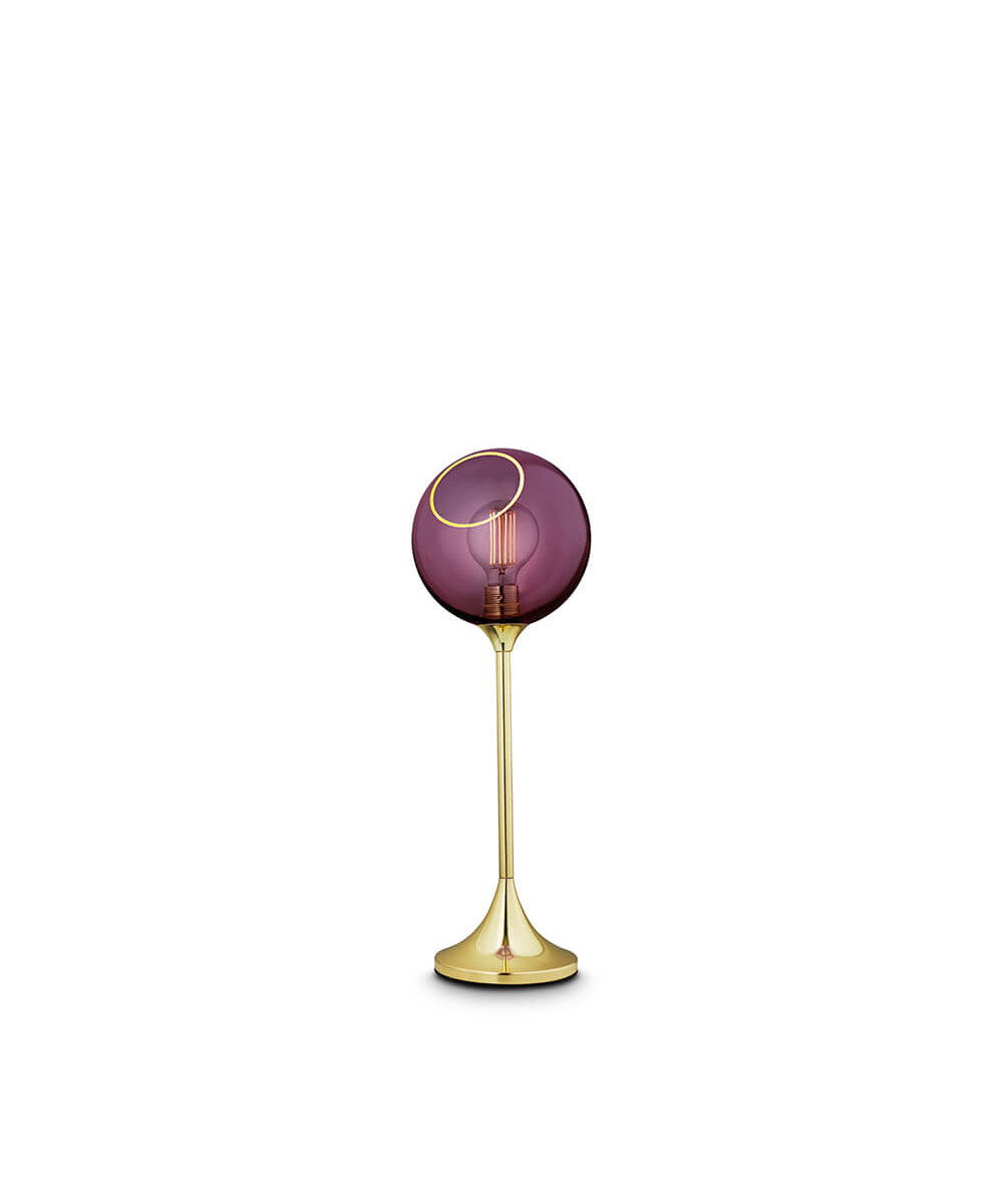 Image of Ballroom Tischleuchte Purple Rain/Gold - Design By Us bei Lampenmeister.ch